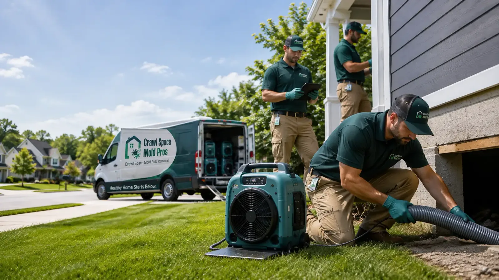 Crawl Space Mold Removal in Fairfax, IA